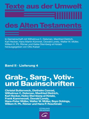 cover image of Grab-, Sarg-, Votiv- und Bauinschriften